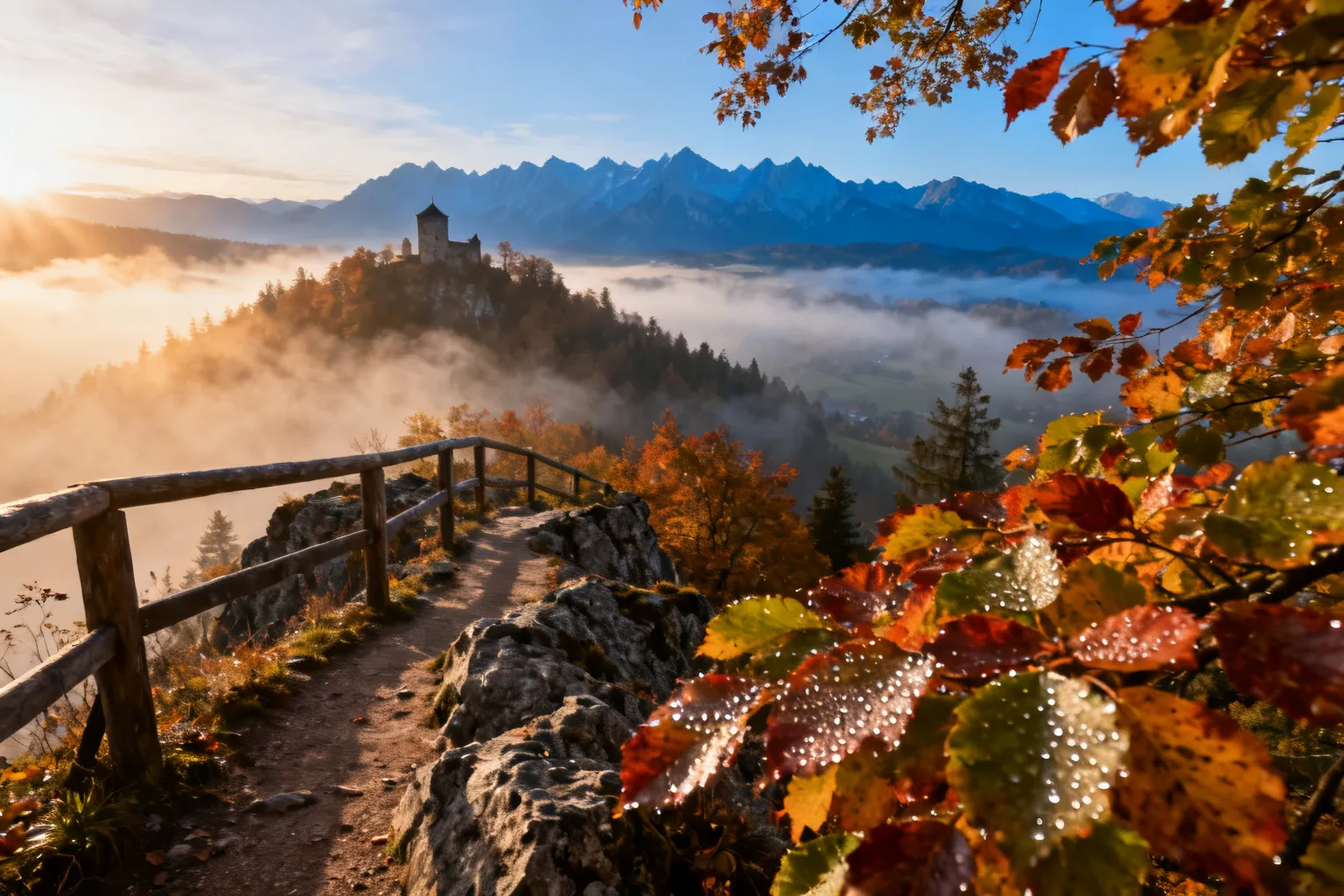 Punkty widokowe Pieniny jesienią — gdzie zobaczyć mgły, zamki i Tatry
