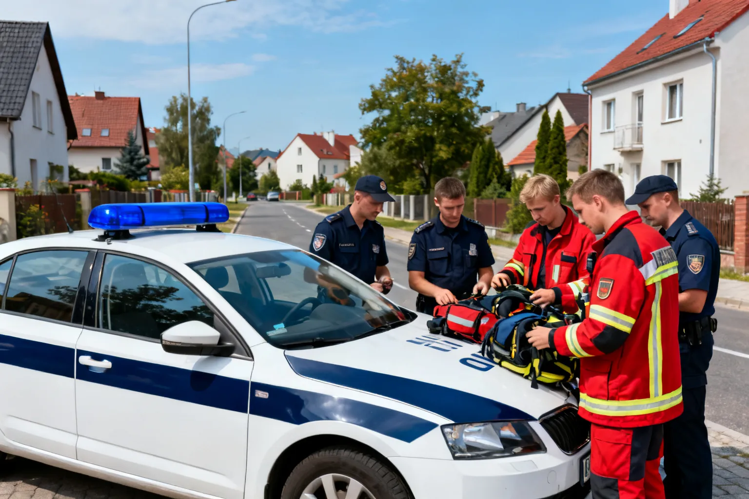 Policjanci z Gorlic przeprowadzili dwudniowe szkolenie dla druhów OSP z Łużnej