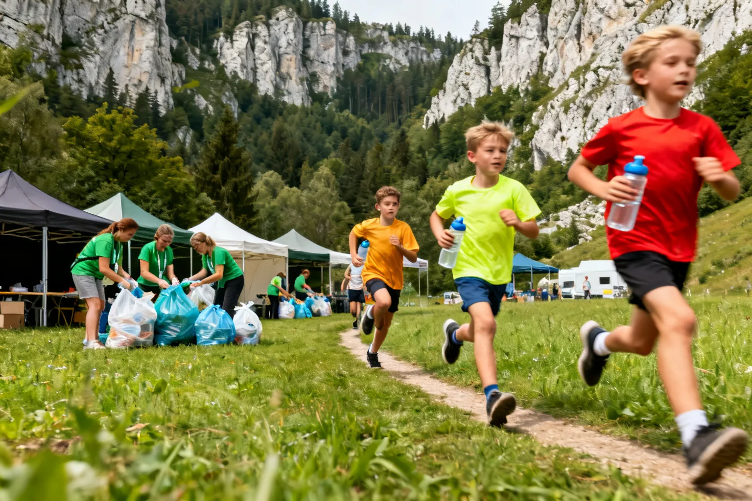 EKO Bieg po Dolinie Będkowskiej 2026 — prawie 200 dzieci rywalizowało w ośmiu kategoriach