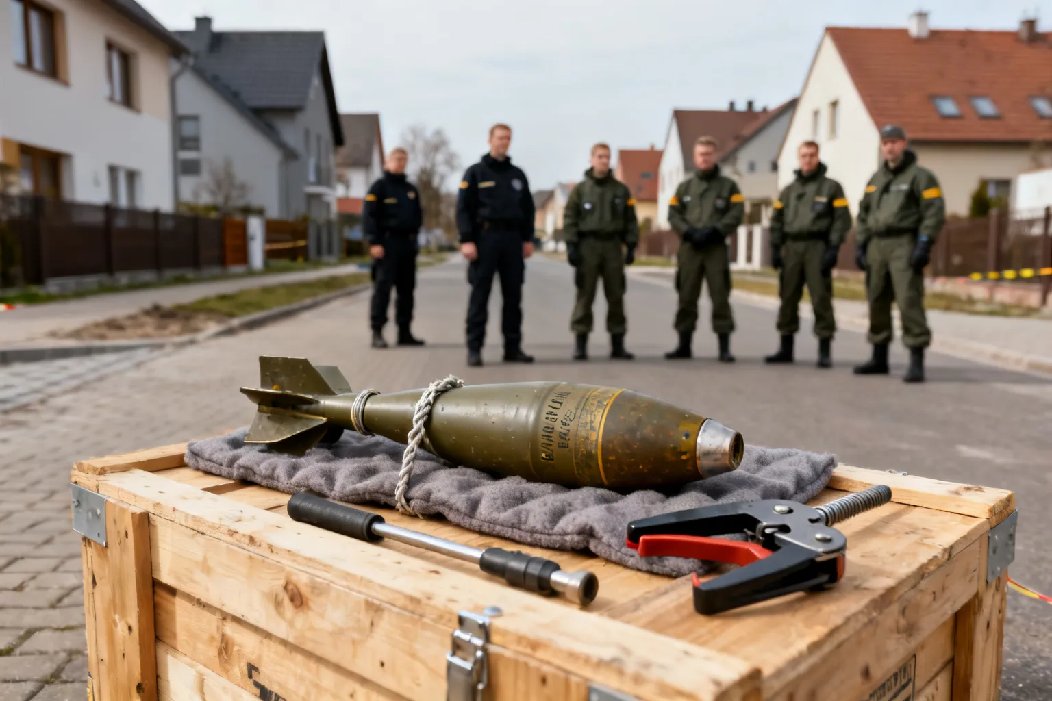 Niewybuch Lipnica Wielka 82 mm — granat z II wojny zabezpieczony i zneutralizowany