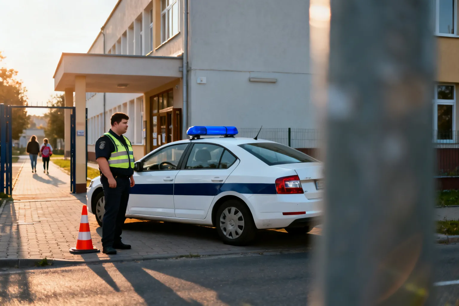 Wzmożone patrole policji wokół placówek edukacyjnych w Małopolsce