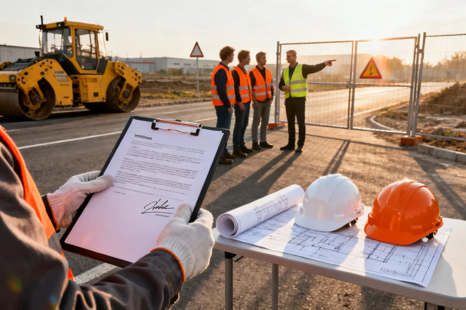 Przebudowa dróg strefa gospodarcza Czernichów — umowy i przekazanie placu budowy