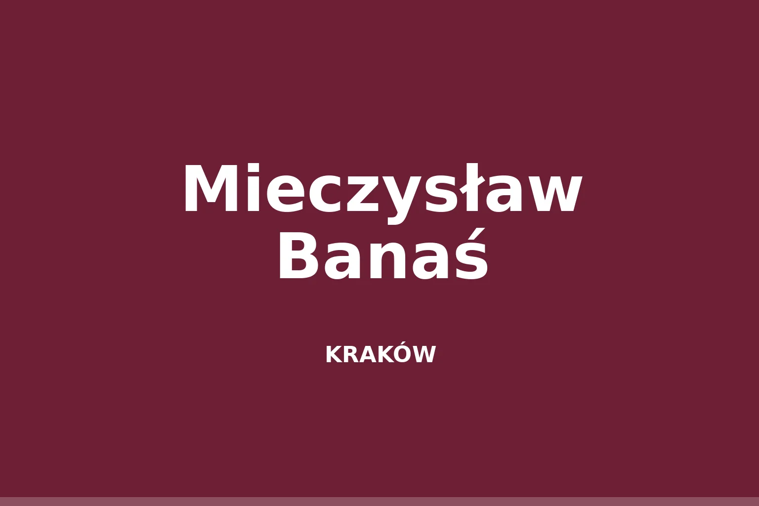 Mieczysław Banaś