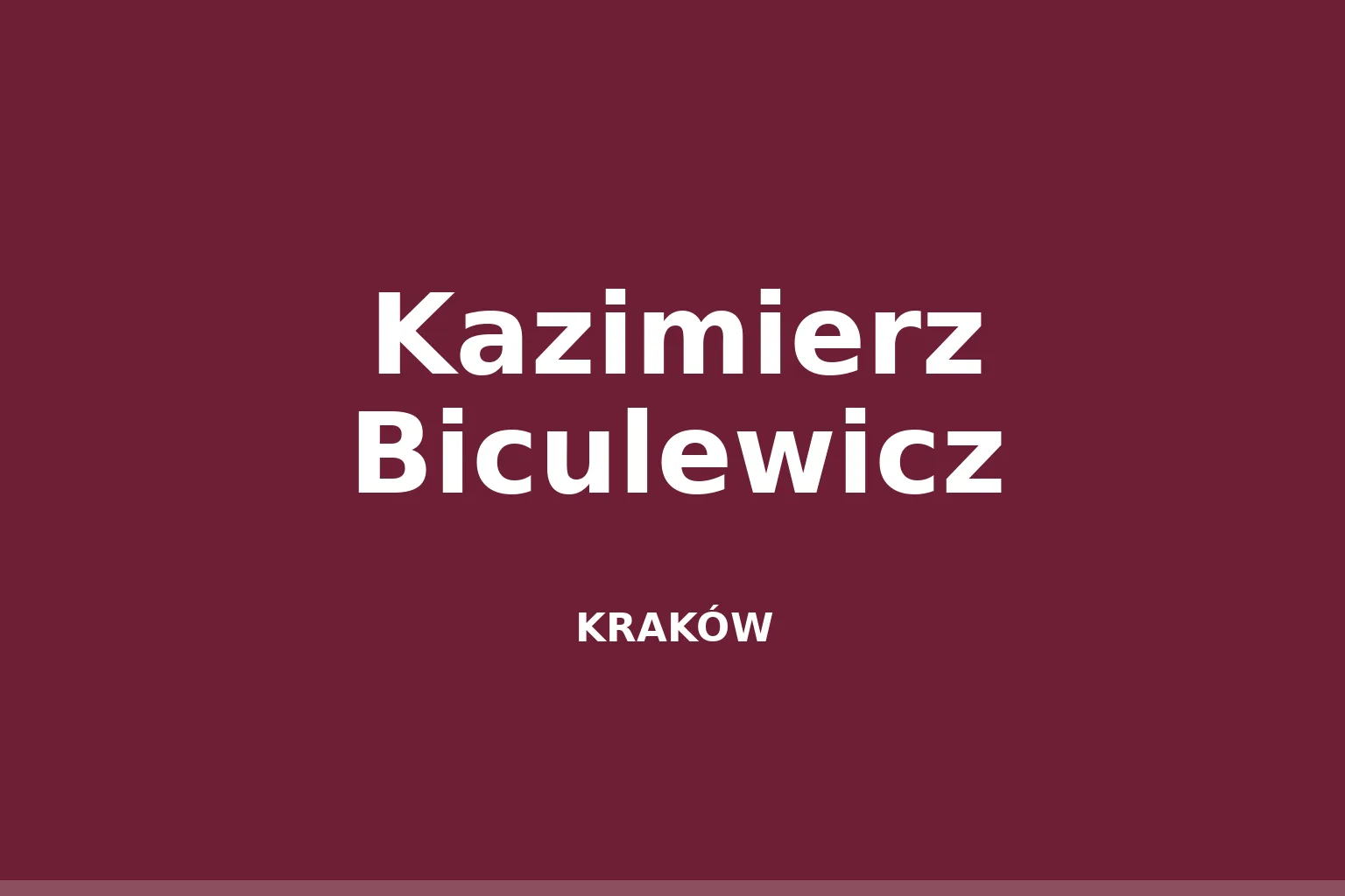 Kazimierz Biculewicz