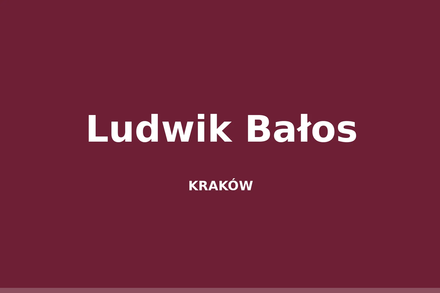 Ludwik Bałos