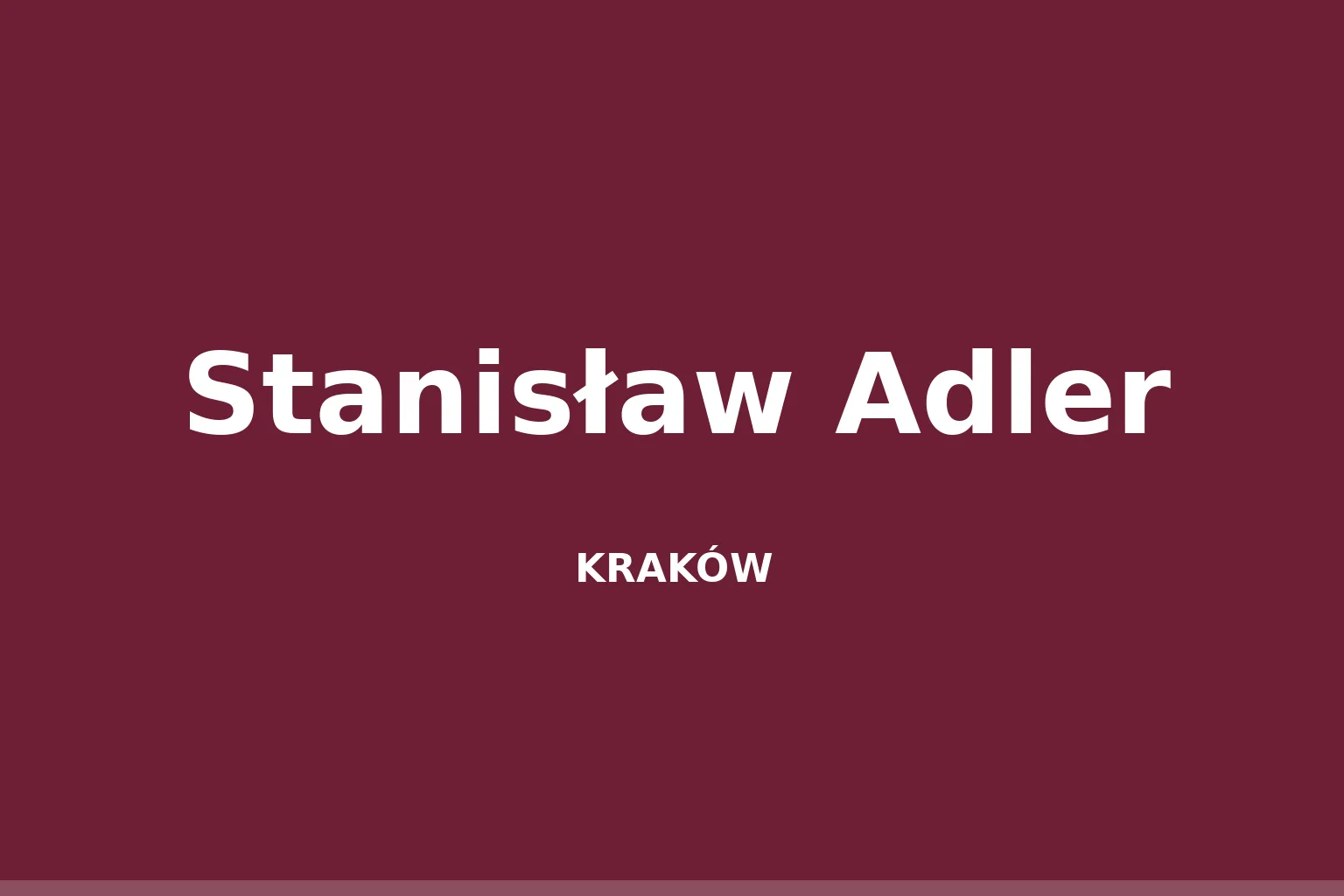 Stanisław Adler