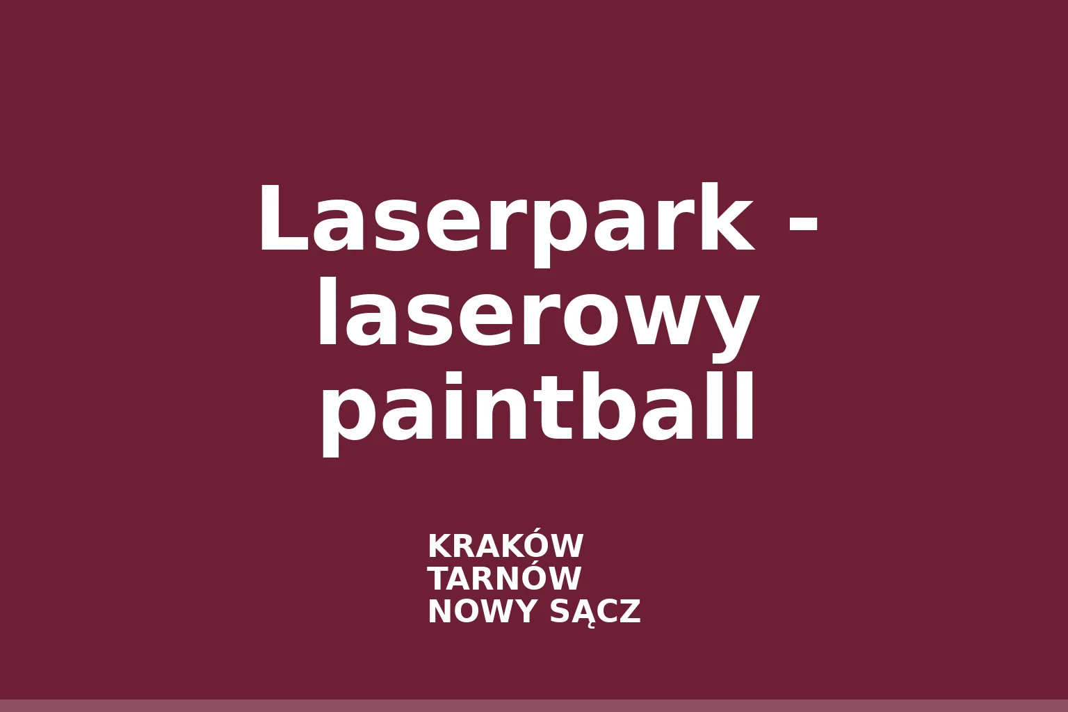Laserpark - laserowy paintball