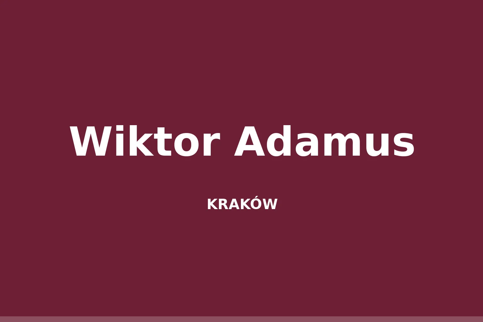 Wiktor Adamus
