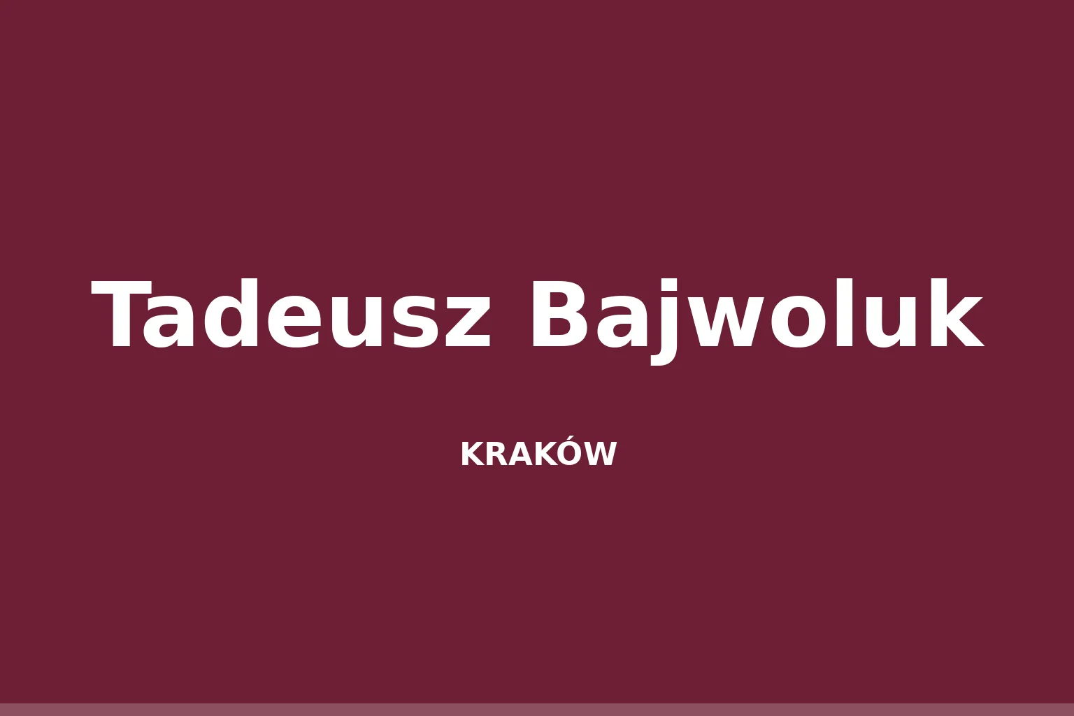Tadeusz Bajwoluk