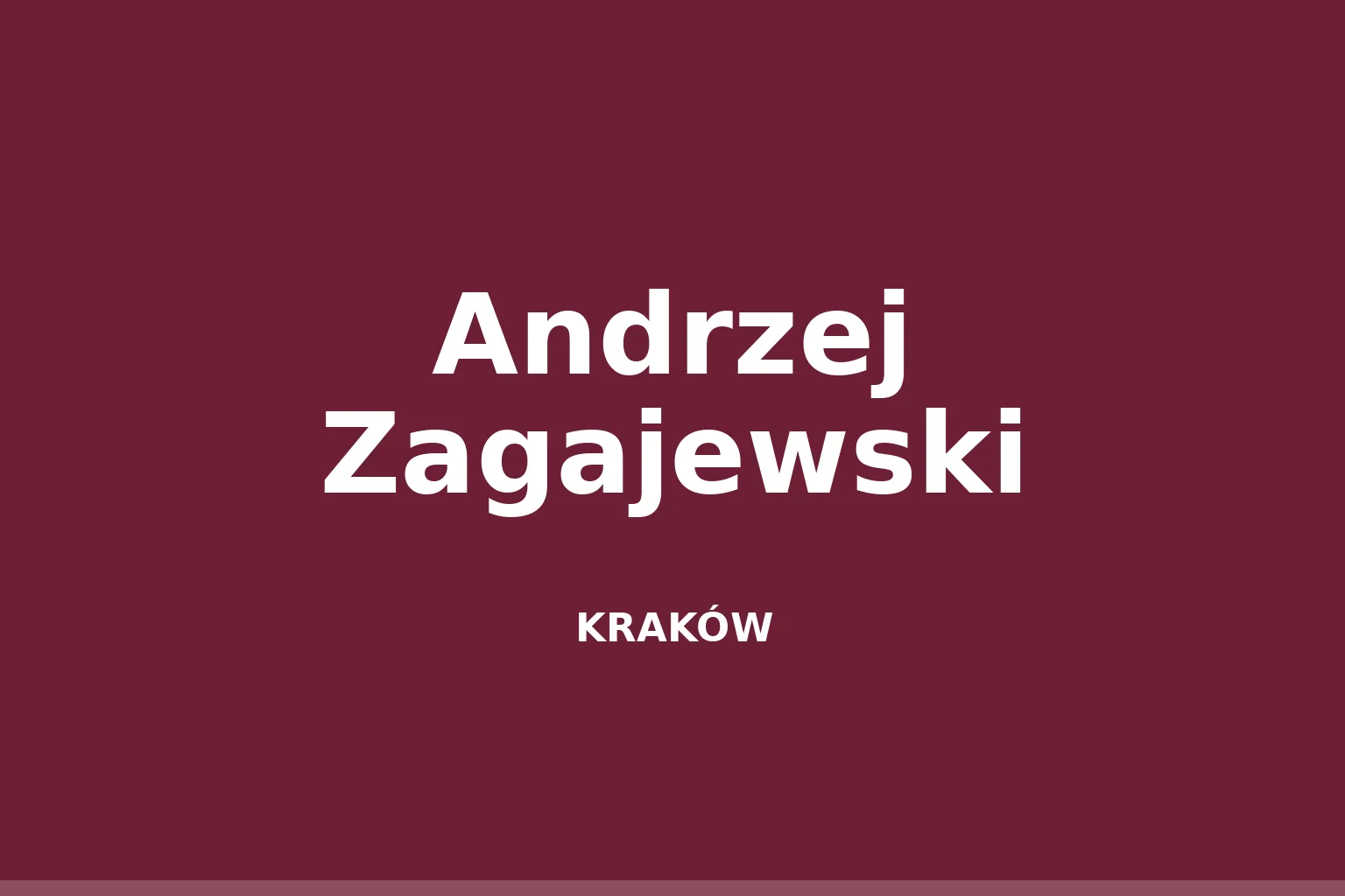 Andrzej Zagajewski