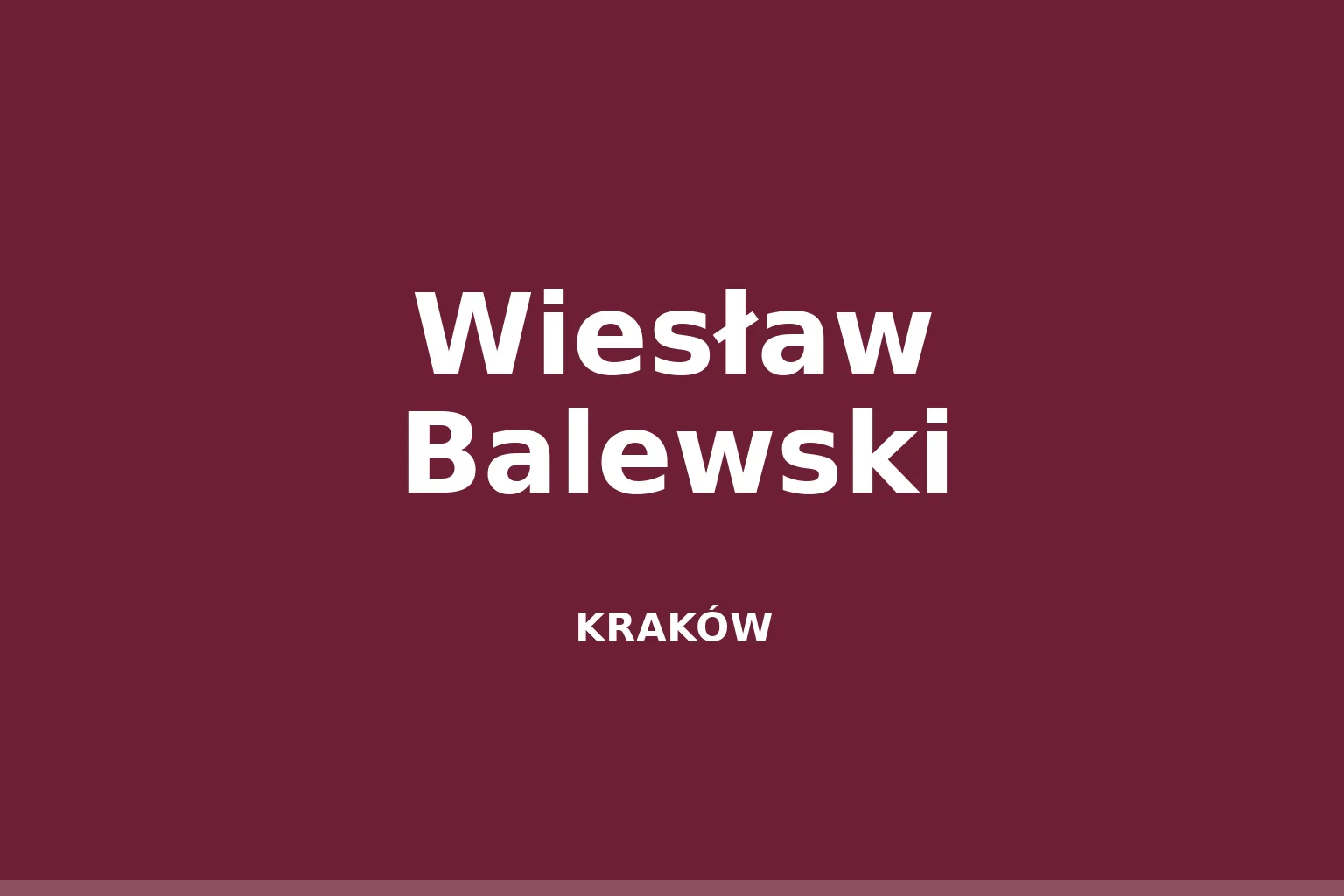 Wiesław Balewski